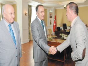 Erzurum Valiliğinde bayramlaşma töreni