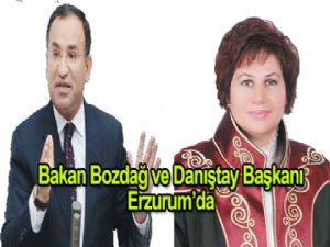 Bakan Bozdağ ve Danıştay Başkanı Erzurum'da