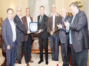 Suudi dostlardan Vali Altıparmak'a ziyaret