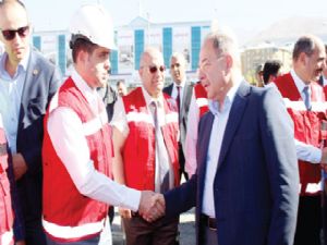 Bakan Akdağ, sağlık kampüsü inşaatını inceledi