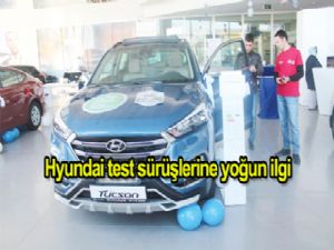 Hyundai test sürüşlerine yoğun ilgi