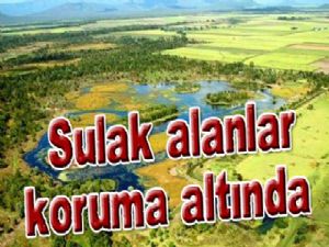 Sulak alanlar koruma altında