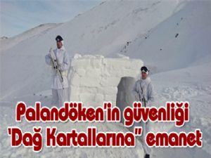 Palandöken'in güvenliği 'Dağ Kartallarına" emanet