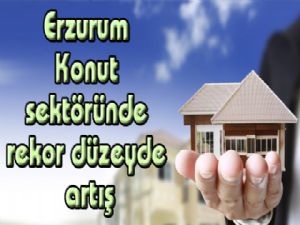 Erzurum Konut sektöründe rekor düzeyde artış