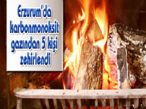 Erzurum'da karbonmonoksit gazından 5 kişi zehirlendi