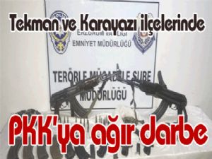 Erzurum'da terör operasyonu