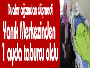 Yanık Merkezinden taburcu olurken dualar ağzından düşmedi