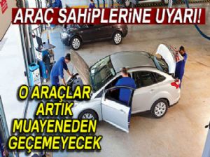 Standart dışı plakalar muayeneden geçemeyecek