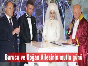 Burucu ve Doğan Ailesinin mutlu günü