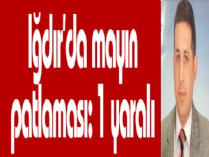 Iğdır'da mayın patlaması: 1 yaralı