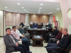 MÜSİAD yönetimi haftalık olağan toplantısını Oltu'da yaptı