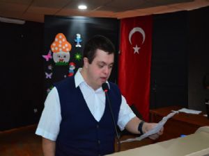 Erzurum GHSİM'den Down Sendromlu gence jest