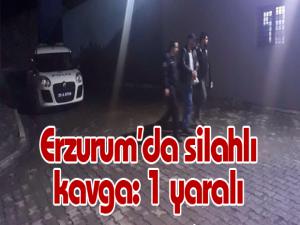Erzurumda silahlı kavga: 1 yaralı