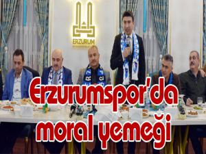 Erzurumsporda moral yemeği