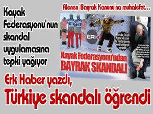 Kayak Federasyonunun skandal uygulamasına tepki yağıyor