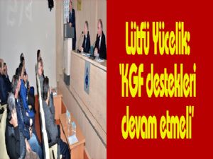 ETSO Yönetim Kurulu Başkanı Yücelik; "KGF destekleri devam etmeli"