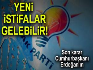 AK Partide yeni istifalar gelebilir