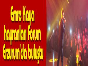 Emre Kaya hayranları Forum Erzurumda buluştu