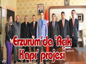 Erzurumda Açık Kapı projesi