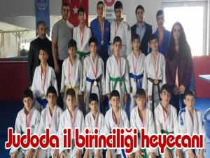 Judoda il birinciliği heyecanı