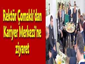 Atatürk Üniversitesi bünyesinde kurulan Kariyer Merkezine Rektör Çomaklıdan ziyaret