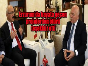 Kalkınma Bakanı Elvandan Başkan Sekmene övgü