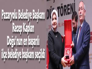 Kaplan Doğunun en başarılı ilçe belediye başkanı seçildi
