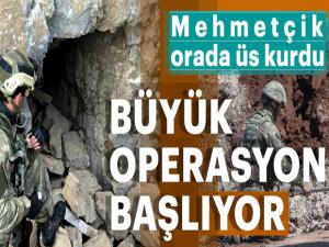 Mehmetçik 2 bin 400 rakımda üs kuruyor
