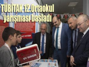 TÜBİTAK 12. Ortaokul Yarışması Atatürk Üniversitesinde Başladı