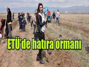 ETÜden mezun olacak öğrencilere hatıra ormanı