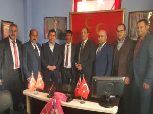 Kayaya yetki belgesini Karataş verdi