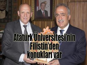 Prof. Bashar Saadden Rektör Çomaklıya iade-i ziyaret