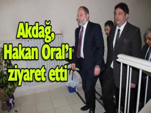 Prof. Dr. Akdağdan Hakan Orala hayırlı olsun ziyareti