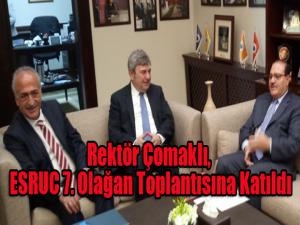 Rektör Çomaklı, Ürdünde Gerçekleştirilen ESRUC 7. Olağan Toplantısına Katıldı