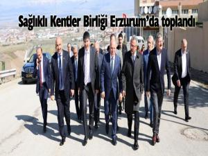 Sağlıklı Kentler Birliği Erzurumda toplandı