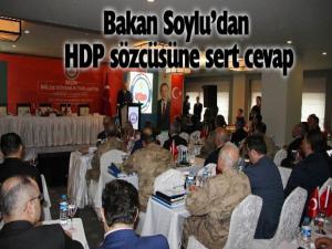 Bakan Soyludan HDP sözcüsüne sert cevap