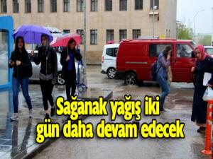 Doğu Anadoluda sağanak yağış