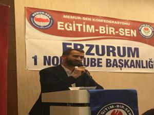 Eğitim Bir- Sen Erzurum Şube Başkanı Ciyavul: Kamu emekçisi bayram ikramiyesine kilitlendi