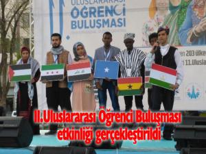 Erzurumda 11. Uluslararası Öğrenci Buluşması etkinliği renkli etkinliklere sahne oldu