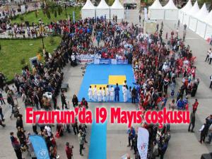 Erzurumda 19 Mayıs coşkusu