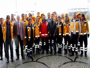 Erzurumda sağlık personellerine yönelik 'Ambulans Sürüş Teknikleri Eğitici Eğitimi' verildi