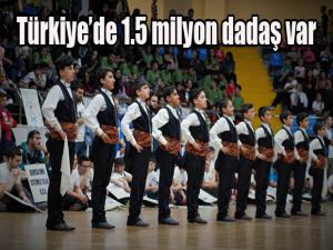 Türkiyede 1.5 milyon dadaş var