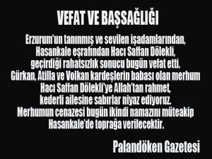 VEFAT VE BAŞSAĞLIĞI