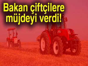 Bakan Fakıbabadan çiftçilere müjdeli haber!