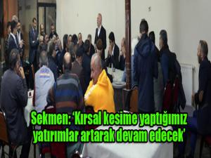 Başkan Sekmen: Bereket ve yükselişimiz istikrarla devam edecek