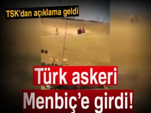 Türk askeri Menbiçe girdi