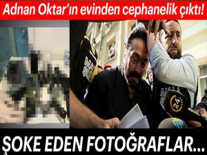 Adnan Oktar'ın evinden cephanelik çıktı!