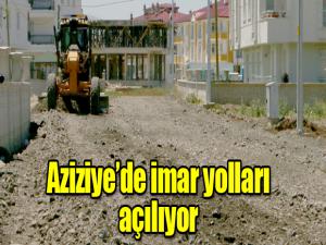 Aziziyede imar yolları açılıyor