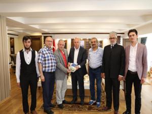 TYB Erzurum Şubesinden Başkan Sekmene teşekkür ziyareti