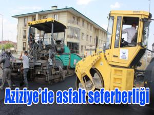 Aziziyede asfalt seferberliği